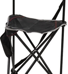 BOG GROUND BLIND TRIPOD CHAIR - BLACK/GREY W/CARRY STRAP