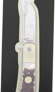 UNCLE HENRY KNIFE NEXT GEN - STAGLON 2.7" FOLDER WHARNCLIFE