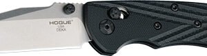 HOGUE DEKA 3.25" ABLE LCK FLDR - CLIP POINT G-10 FRAME BLACK