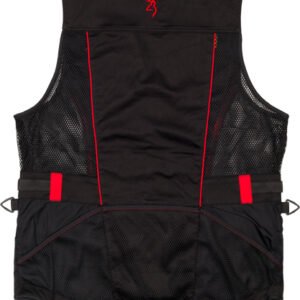 BROWNING ACE SHOOTING VEST - R-HAND XL BLACK/RED TRIM