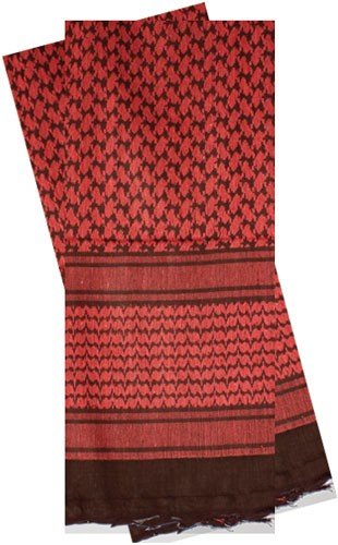 RED ROCK SHEMAGH HEAD WRAP - RED/BLACK 1 RED ROCK SHEMAGH HEAD WRAP - RED/BLACK
