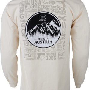 GLOCK OEM BORN IN AUSTRIA LONG - SLEEVE SHIRT TAN X-LARGE