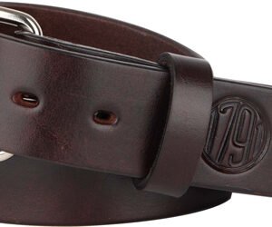 1791 GUN BELT HEAVY DUTY 1.5" - SZ 46/50 SIGNATURE BROWN