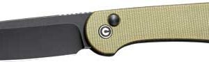 CIVIVI KNIFE ELEMENTUM 3.47" - OLIVE MICARTA/BLACK STNWASH