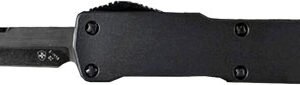 TEMPLAR KNIFE CALI LEGAL OTF - BLACK ALUMIN 1.8" D2 BLK TANT