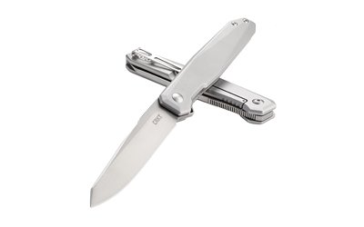 CRKT FACET SILVER 3.37" PLAIN EDGE 1 CRKT FACET SILVER 3.37" PLAIN EDGE