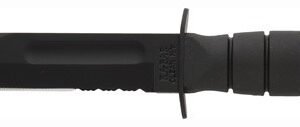 KA-BAR SHORT KA-BAR - 5.25" SERR W/PLASTIC SHEATH