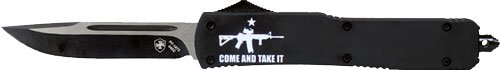 TEMPLAR KNIFE SLIM OTF COME - AND TAKE IT AR 3.1" BLACK DP 1 TEMPLAR KNIFE SLIM OTF COME - AND TAKE IT AR 3.1" BLACK DP
