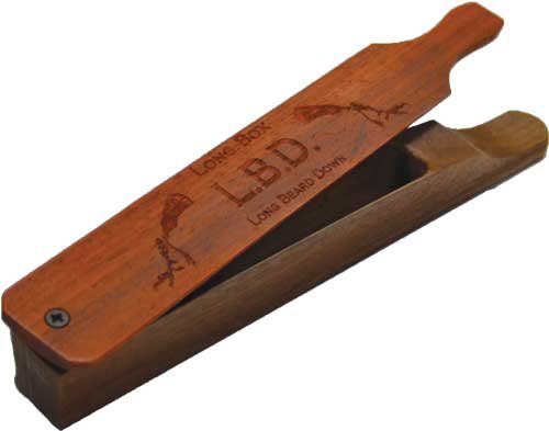 PITTMAN GAME CALLS LBD - LONG BOX CALL PADAUK/WALNUT 1 PITTMAN GAME CALLS LBD - LONG BOX CALL PADAUK/WALNUT