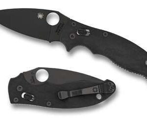 SPYDERCO MANIX 2 BLACK BLADE 3.375"