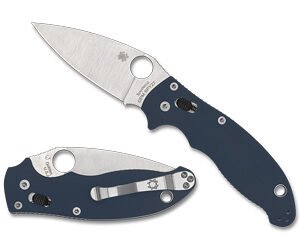 SPYDERCO MANIX2 G-10 3.37" BLUE