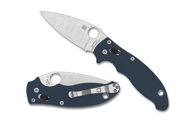 SPYDERCO MANIX2 G-10 3.37" BLUE 1 SPYDERCO MANIX2 G-10 3.37" BLUE