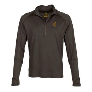 MERINO 1/4 ZIP SHIRT - MAJOR BROWN, XL