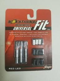 Nockturnal Universal Lighted Nocks Size Red
