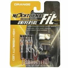 Nockturnal Universal Lighted Nocks Size Orange