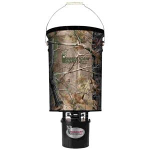 GSM American Hunter 50 lb Hanging Feeder with E-Kit Camo