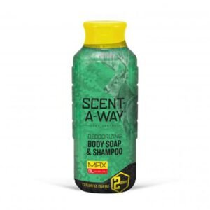 Scent-A-Way MAX Liquid Body Soap & Shampoo 12 oz Bottle
