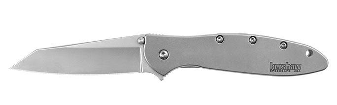 Kershaw Random Leek Reverse Tanto Assisted Folding Knife (3" Bead Blast) 1 Kershaw Random Leek Reverse Tanto Assisted Folding Knife (3" Bead Blast)