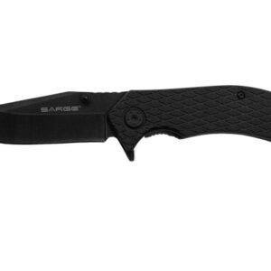 Sarge Knives Shadow - Stonewashed Swift Assist Folding Knife
