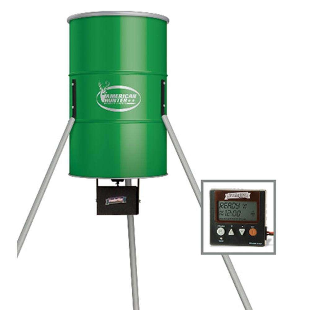 American Hunter 350 LB. Tripod Feeder w/ 20558 Digital Timer 1 American Hunter 350 LB. Tripod Feeder w/ 20558 Digital Timer