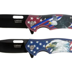 Camillus American Pie Folding Knife – 2 Pack Patriotic EDC Set