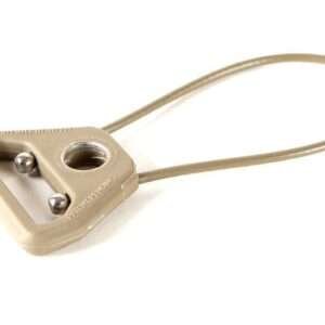 Blue Force Gear Molded UWL 2.75" Wire Length Tan Nylon with Push Button QD socket and 1.25" Webbing Slot