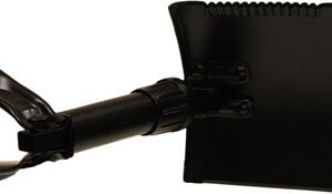 RED ROCK MILITARY TRI-FOLD - SHOVEL W/ CASE 23" OPEN BLACK