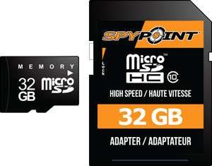 SPYPOINT TRAIL CAM 32GB MICRO/ - SD CARD HIGH SPEED CLASS 10