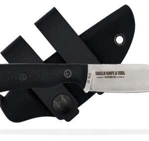 ASCENT MINI - BLACK, DROP POINT, PLAIN EDGE, 2.9" BLADE, G10 HANDLE