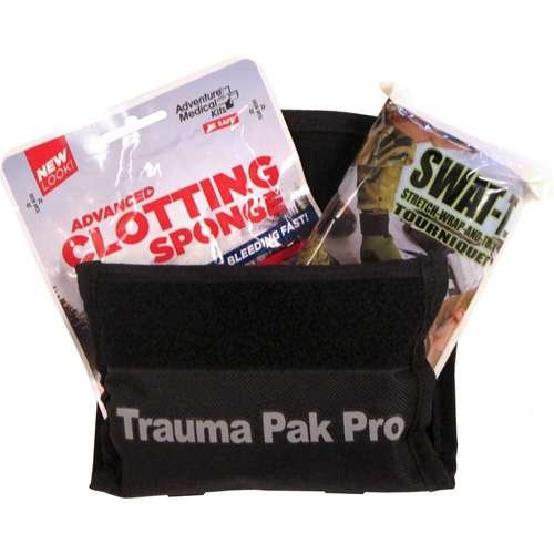 TRAUMA PACK PRO WITH QUIKCLOT & SWAT-T - BLACK 1 TRAUMA PACK PRO WITH QUIKCLOT & SWAT-T - BLACK