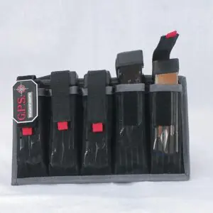 G-Outdoors Pistol Magazine Tote 10 Magazines Capacity-Black