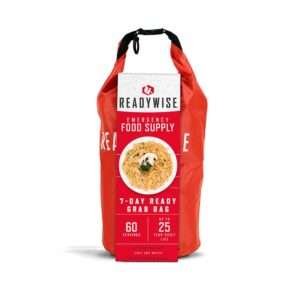 Readywise 7 Day Emergency Dry Bag Breakfast and Entrees Grab and Go