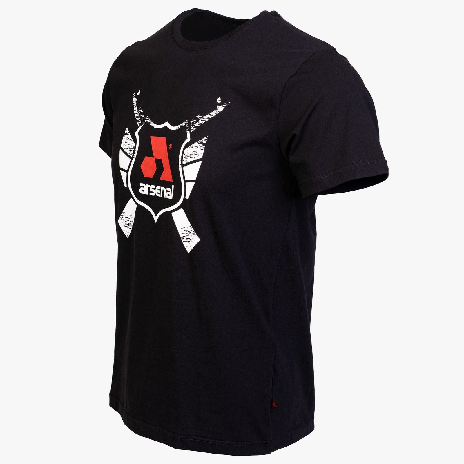 Arsenal Large Black Cotton Relaxed Fit Classic T-Shirt - Image 2