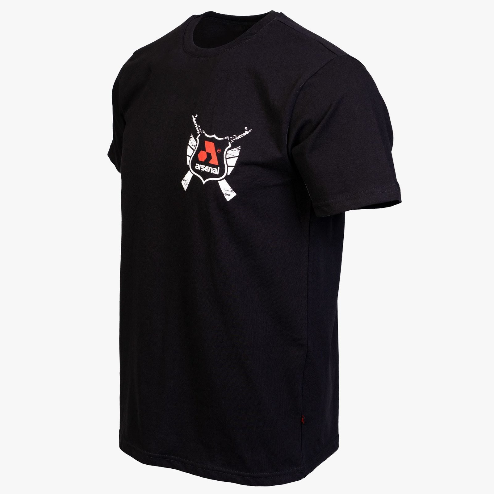 Arsenal Large Black Cotton Relaxed Fit Classic T-Shirt - Image 2