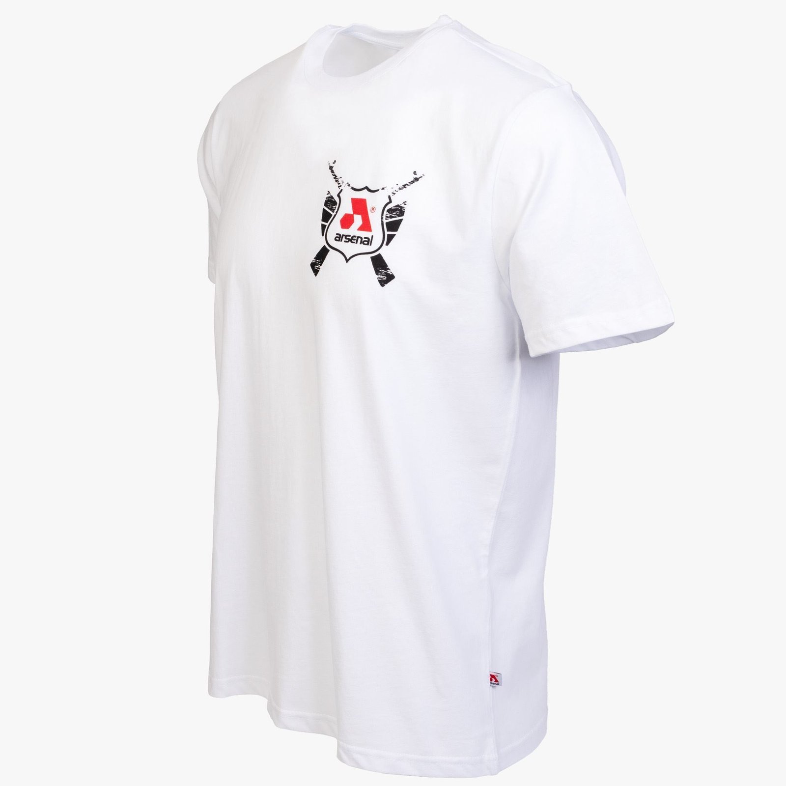 Arsenal Large White Cotton Relaxed Fit Classic T-Shirt - Image 2