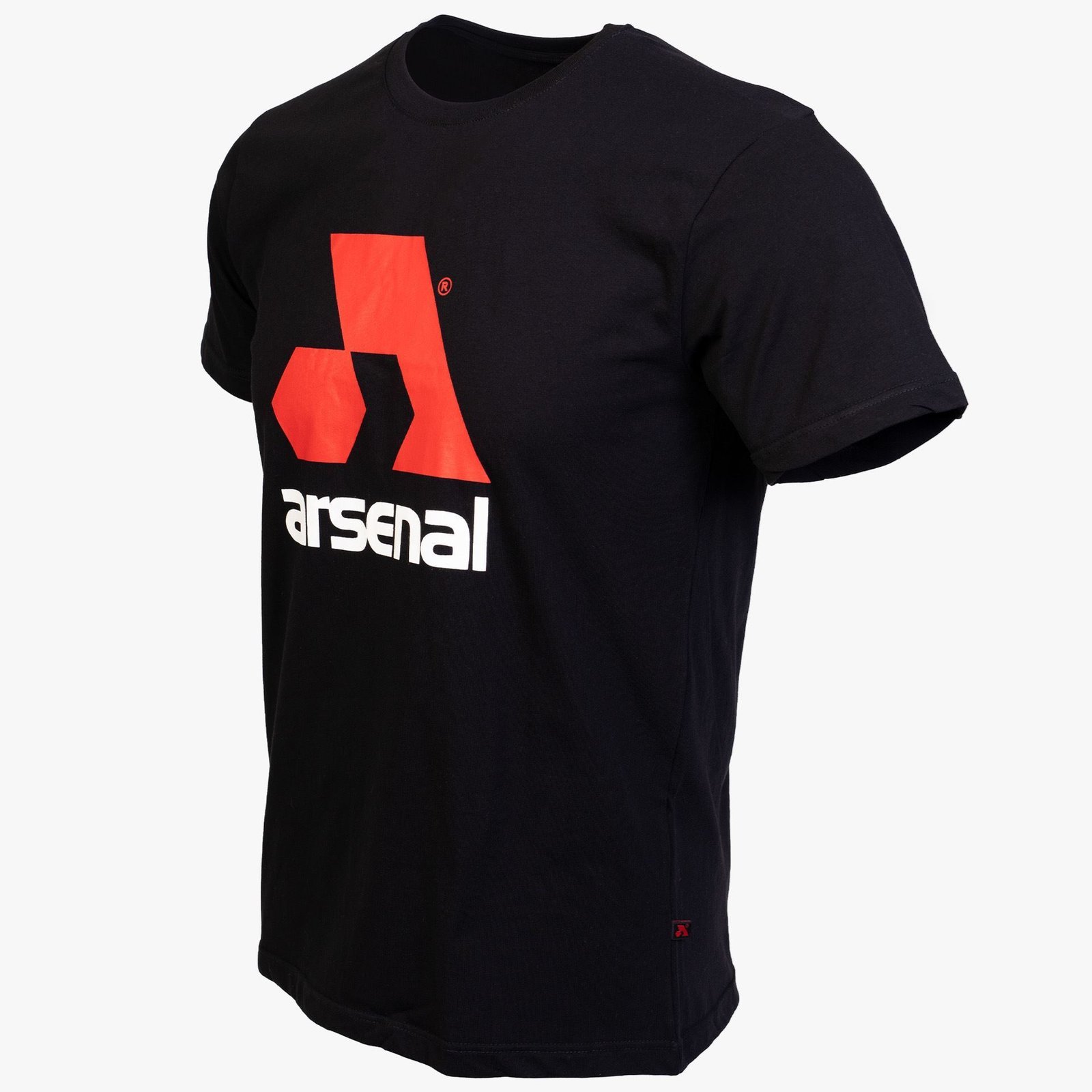 Arsenal Small Black Cotton Relaxed Fit Logo T-Shirt - Image 2