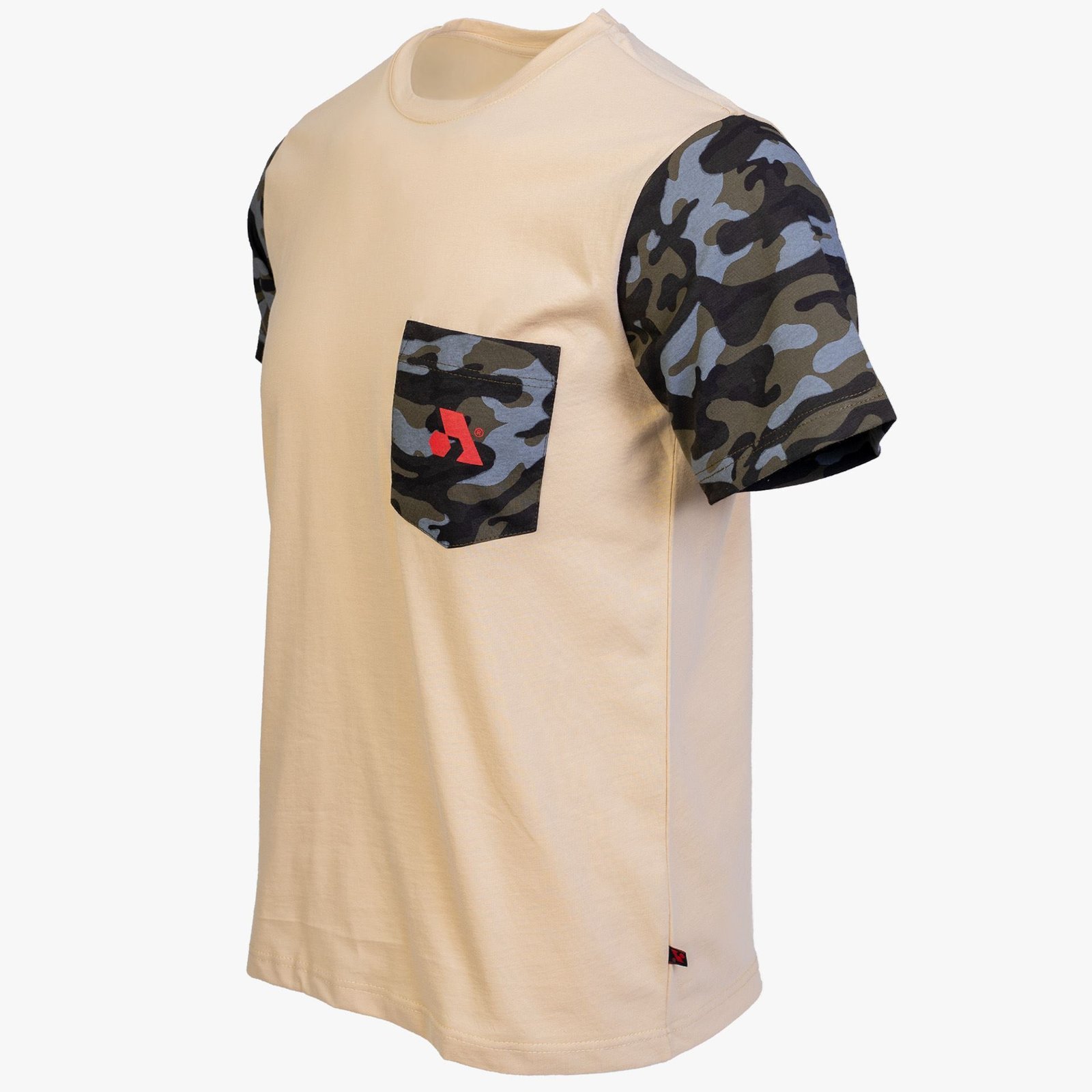 Arsenal Large Beige / Camo Cotton Expedition T-Shirt - Image 2