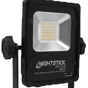 NIGHTSTICK SCENE LIGHT W/ MAGNET BASE & TELESCOPING HANDLE- 2500L LI-ION - BLACK