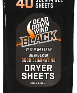 DDW BLACK PREMIUM DRYER SHEETS - 40CT