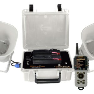Foxpro SSCPW Super Snow-Crow Pro Attracts Crow/Predator/Snow Goose Features TX1000 Transmitter White ABS Polymer