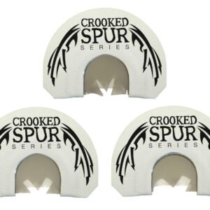 Foxpro CSGSCOMBO Crooked Spur Ghost Spur Combo Diaphragm Call, Attracts Turkey, Triple Prophylactic Reeds