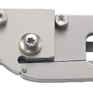 CRKT 5500 K.I.S.S.  2.25" Folding Tanto Plain Bead Blasted 3Cr13MoV SS Blade/Bead Blasted Stainless Steel Handle Includes Pocket Clip