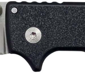 Cold Steel CS62K1 SR1 Lite 4" Folding Clip Point Plain 8Cr13MoV SS Blade/Black Griv-Ex Handle Includes Pocket Clip