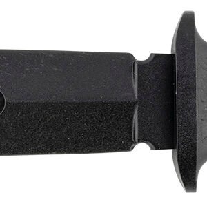 Cold Steel CS92R10D Peace Keeper I Rubber Trainer 7" Fixed Plain Blade Black Santoprene
