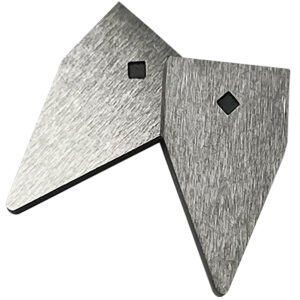 AccuSharp 003 Replacement Sharpening Blades Tungsten Carbide Blade Gray 2 Blades