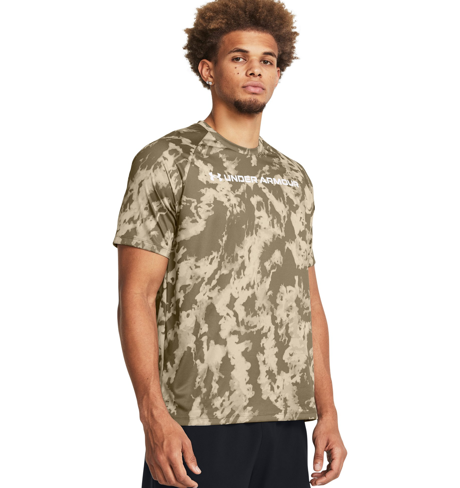 Men's UA Tech ABC Camo Short Sleeve