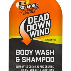 Dead Down Wind 121618 Shampoo/Body Wash  Odor Eliminator Unscented Scent 16 oz