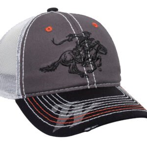 Outdoor Cap WIN35B Winchester Cap Cotton Twill Black/Charcoal/White Unstructured OSFA
