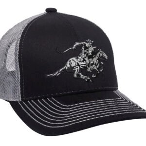 Outdoor Cap WIN46B Winchester Cap Cotton Twill Black/Light Gray Structured OSFA
