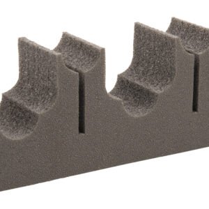 Allen 5658 Firearm & Fishing Rod Magnetic Holder Black Metal/Foam Holds 3 Rifle/Shotgun